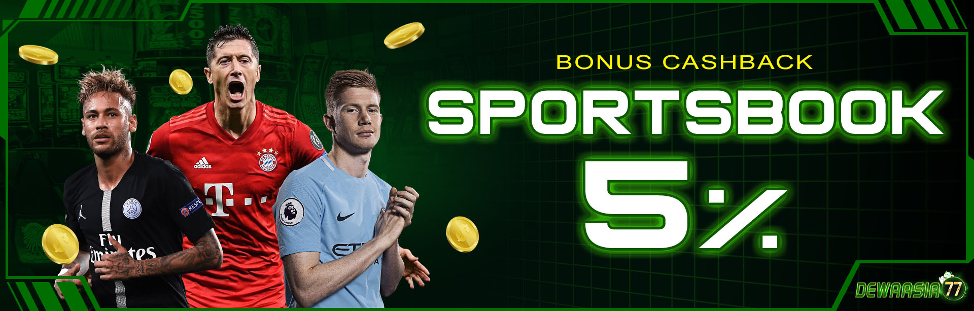 BONUS CASHBACK SPORTBOOK 5%