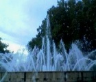 Fountain with msuic and light show